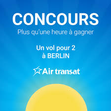 Concours Air Transat Plus Quune Heure À Gagner