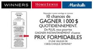 Sondage TJX Canada Opinion